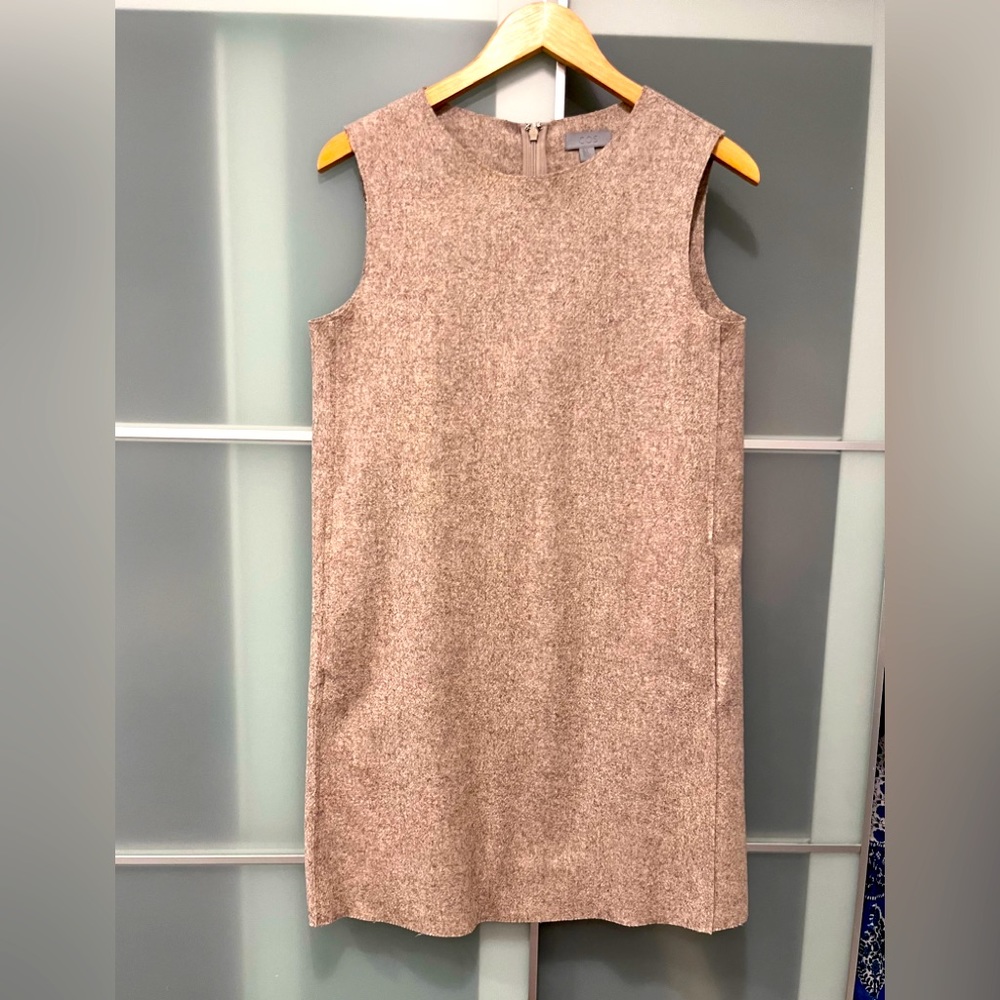 Wool sheath mini dress